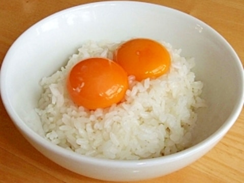 【濃厚】 卵かけご飯 【卵黄だけ】